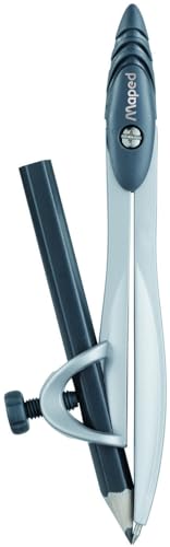 Maped Study Metal Compass with Universal Holder in Reusable Storage Case (119410TA)