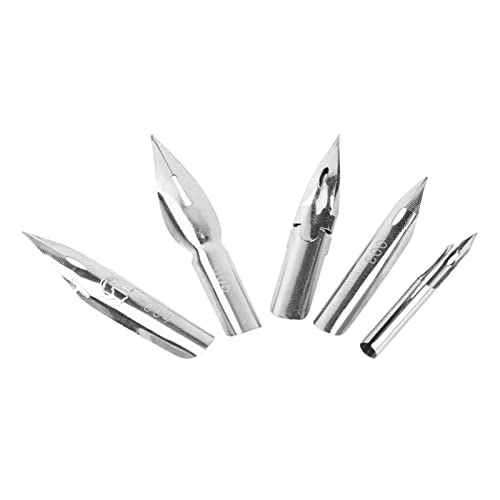 Dip Pen Pens for Drawing with 2 Manga Nib Holder and 5 Dip Nibs | Cartoon Comic Dip Pen Set, Drawing Comic Pen Nib With Drawing Eraser