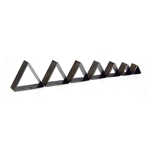 Alloy Steel Triangle Shape Cutting Die for Cardboard, Leather, PVC, Fabric Good Helper for Handicraft (Steel06) - color: Steel06