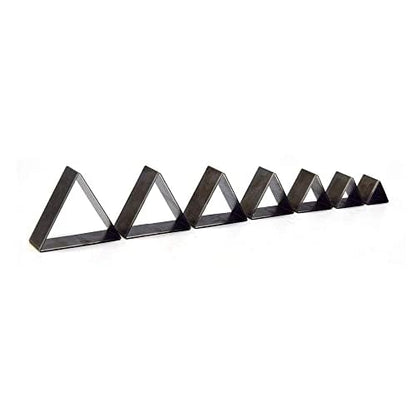 Alloy Steel Triangle Shape Cutting Die for Cardboard, Leather, PVC, Fabric Good Helper for Handicraft (Steel06) - color: Steel06