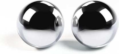 1.5-inch Stainless Steel Chiming Baoding Balls - Hand Exercise Balls for Meditation, Stress Relief, Suitable for Home, Office and Travel (1.5inch) - size: 1.5 Inch (with bell sound)