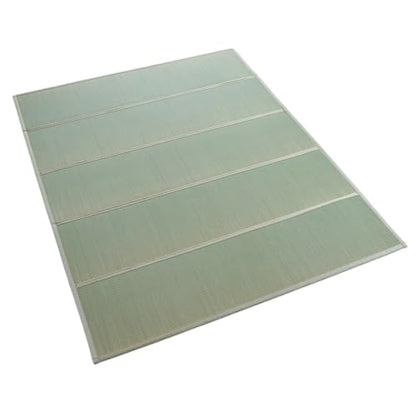 BJDesign Japanese Tatami Mat, Foldable Igusa Rush Grass Floor Mat Queen XL | Futon sleeping, meditation, yoga, zen-inspired room decor, non-slip backing, moisture and odor control, 9mm cushioning - size: Queen XL