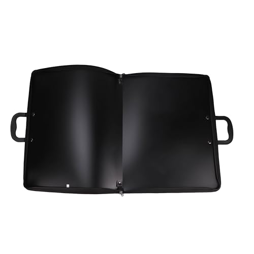 Artist's Loft Art Portfolio – Hard-Shell Zippered Portfolio with Carry Handles, Black, 17" x 22", 1 Pack