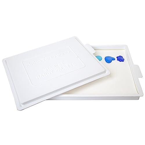 Masterson Sta-Wet Handy Palette Airtight Paint Palette Keeps Paint Fresh for Days, 8.5 by 7 Inches, Made in USA