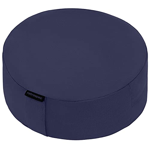 Retrospec Sedona Meditation Cushion, Buckwheat Pillow, Meditation Pillow - color: Midnight, size: 1 Count (Pack of 1)