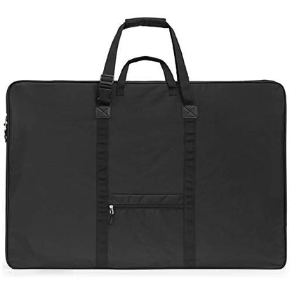 Nicpro Art Portfolio Bag 24 x 36 in, Nylon Artist Carrying Bag Waterproof | Soft Sided Bag, Adjustable Shoulder Strap, Storage Case for Artwork Sketch Drawing Canvas Photography Poster Solar Panel - size: 24 x 36 inches
