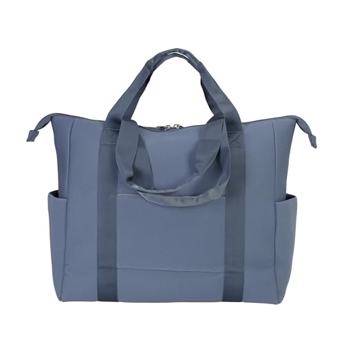 Jessica Simpson Countryside Travel Tote with Zipper Shoulder Carry On Work Bag for Women - color: Oceanview