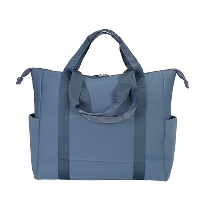 Jessica Simpson Countryside Travel Tote with Zipper Shoulder Carry On Work Bag for Women - color: Oceanview