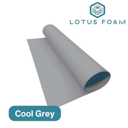 LotusFoam EVA Foam Sheet 3mm – 44"x 85" Craft Foam for Cosplay, Costumes & DIY, High Density 130 kg/m3, Heat Shapeable, Paintable, 35 Colors (Cool Grey) - Cool Grey - color: Cool Grey