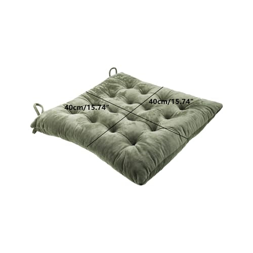 Square Pillows Seating, Thick Meditation Floor Pillow,Flexible Large Pillows Seating,2PCS Color Chair Pads Cushions,Square Floor Pillows for Game Yoga Mint Green, 40 * 40cm/15.74 * 15.74" - color: Mint Green, size: 40*40cm/15.74*15.74"