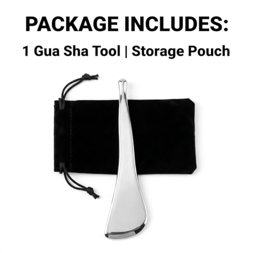 2-in-1 Stainless Steel Gua Sha and Acupuncture Massage Tool - size: 1-Pack-g