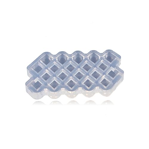 Mini Rhombus Shape Earring Molds Small Resin Mold Silicone Mold for DIY Earrings, Ear Studs, Pendant, Jewelry Making Crafts, Chocolate Mold for Cake Candy - color: Mini Rhombus Shape