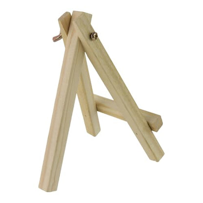 4 Pcs Tabletop Easel,Easel for Painting 6.3 Inch Wooden Painting Stand for Art,and Crafts,Portable Canvas Photo Picture Sign Holder for Kids and Adults - size: 6.3"x3.54"/16x9 cm(LW)