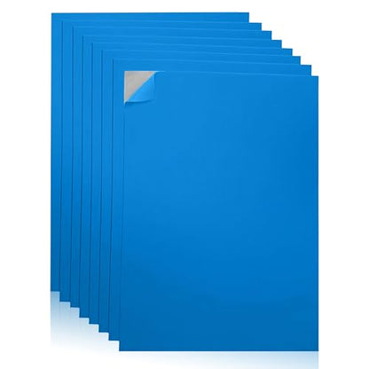 Self-Adhesive EVA Foam Sheets for Crafts – 2mm Thickness 8 Blue Sheets, 6 x 9 Inch, Peel & Stick Foam Paper for DIY, Scrapbooking & Kids’ Art. - color: Blue - 8 Pack