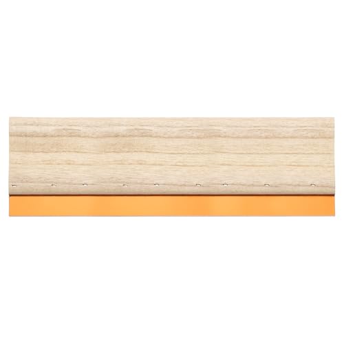 HARFINGTON Screen Printing Squeegee 14 Inch 70 Durometer Polyurethane Blade Wooden Handle Ink Scraper for Screen Printing Fabric Printmaking