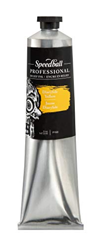 Speedball Professional Relief Ink, Diarylide Yellow, 5 Ounce Tube - color: Diarylide Yellow, size: 5 fl oz