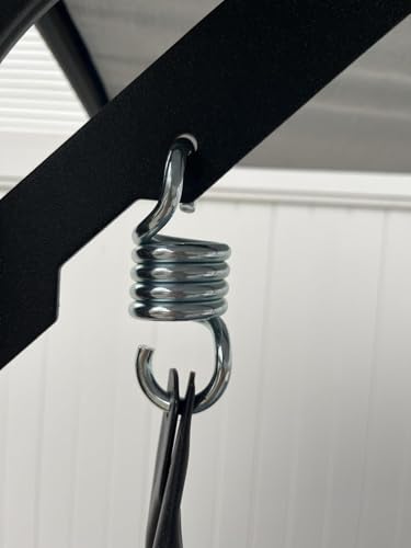 Premium Porch Swing Spring for Swing Rust Resistant 1100LBS Hammock Chair Spring Hook for Patio Spring Swing Hook - size: 4Inch