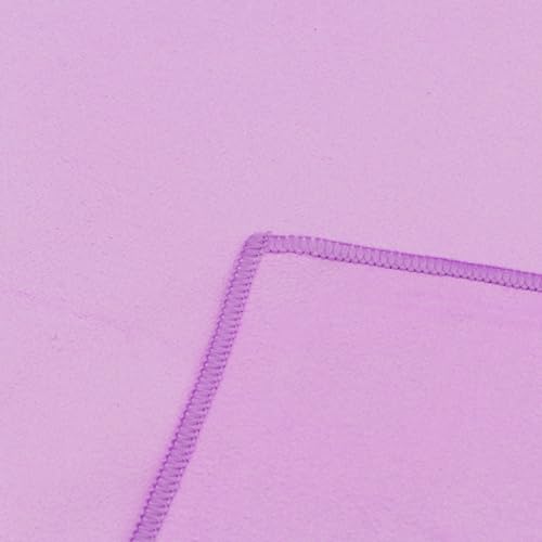 Eunzel Hot Yoga Towel Non Slip Yoga Mat Towel Non-Slip Sweat Absorbent Microfiber Towel for Hot Yoga, Pilates and Workout 72" x 26.5", Purple - color: Purple