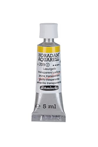 Schmincke HORADAM AQUARELL glaze yellow 5 ml,l 14209001 - color: 209 transparent yellow, size: 0.17 Fl Oz (Pack of 1)