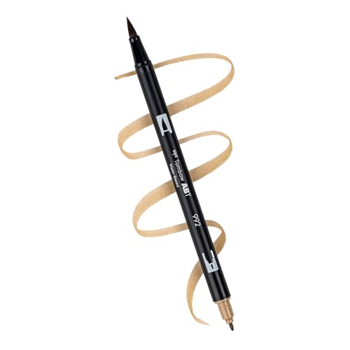 Tombow 56241 Dual Brush Pen Art Markers, Coffee Break, 6-Pack