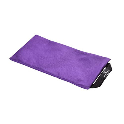 Hugger Mugger Unfilled 10lb Yoga Sandbag - Adds Weight to Your Poses, Zipper Cover, Sturdy Handle, Durable Material, Not Filled with Sand - color: Purple