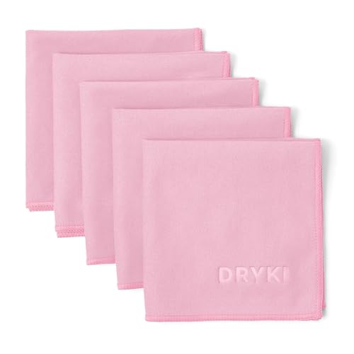 DRYKI Pocket-Sized Sweat Towels - Original Sweat Absorbing Handkerchiefs - color: Seashell Pink