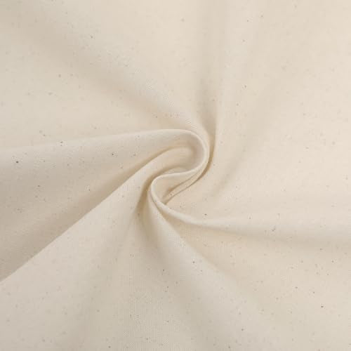 60”W 7oz Natural Canvas Fabric, Canvas Roll, 100% Cotton Painters Drop Cloth for Arts & Crafts, Backings Covers (1 Yards) - size: 1Y-7oz