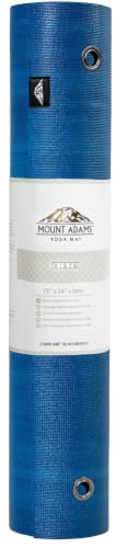 Mount Adams Vista Yoga Mat, 72"x24"x6mm Thick - color: Seabreeze with Grommets - 24 Inches