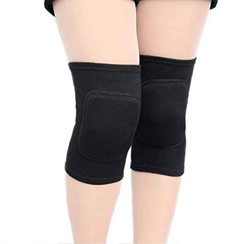 Volleyball Knee Pads for Dancers, Soft Breathable Knee Pads for Men Women Kids Knees Protective, Knee Brace for Volleyball Football Dance Yoga Tennis Running Cycling Workout Climbing - color: Black, size: Medium