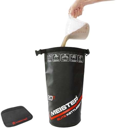 Meister Elite Portable Sand Kettlebell - Soft Sandbag Weight - size: 20lb / 9.0kg