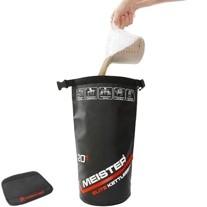 Meister Elite Portable Sand Kettlebell - Soft Sandbag Weight - size: 20lb / 9.0kg