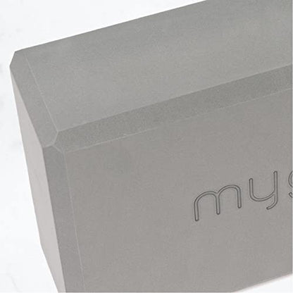 MYGA Yoga Block,Lightweight EVA Foam Yoga Brick,High Density Non-Slip Block for Yoga Poses, Pilates, Balance and Flexibility - color: Grey, size: One Size