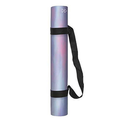 YOGA DESIGN LAB | The Combo Yoga Mat | 2-in-1 Mat+Towel | Eco Luxury | Ideal for Hot Yoga, Power, Bikram, Ashtanga, Sweat | Studio Quality | Includes Carrying Strap! - color: Breathe, size: 3.5mm