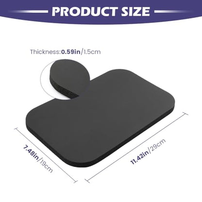Yoga Knee Pad Cushion, Exercise Knee Pad - Eliminate Pain During Home Workout - Small Exercise Mat for Yoga, Pilates, Kneeling, Planks & Home Gym, 11.4X7.5X0.6inch