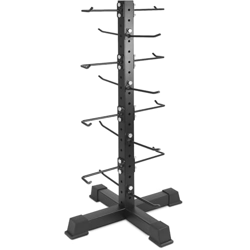 Cable Attachments Rack for Gym Accessories, Lat Pull Down Bar Organizer with Hooks, Home Gym Storage Rack for LAT Pulldown Attachments