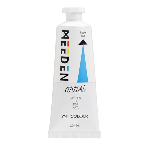 MEEDEN Artist Grade Oil Paint: Royal Blue - 60ml/2oz Tube | Professional Art Paints and Supplies for Canvas Painting - color: Royal Blue, size: 2 Fl Oz (Pack of 1)