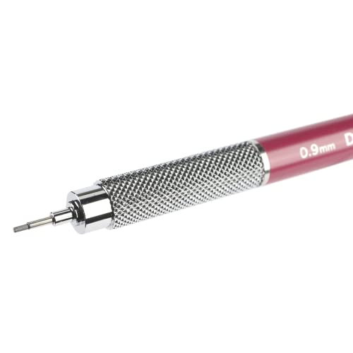 Alvin, Draft-Matic Mechanical Pencil, 0.3mm, Stainless Steel Drawing and Design Tool for Students and Professionals, Great for Drafting, Architecture, Engineering, and Art - color: Maroon