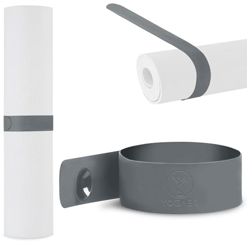 Yoga Mat Carrier Strap, Adjustable Thick Straps Sling for Carrying Large Mats, Stretching Band - color: 1pc Slap Band Grey