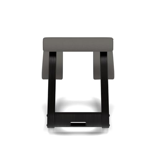 Varier Ergonomic Kneeling Chair, Rocking Knee Stool for Home Office Desk - color: Black/Grey