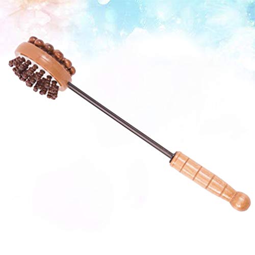 SUPVOX Portable Elastic Massage Hammer Roller with Salient Brush Surface for Home Use Back Neck Shoulder Muscle Relief Tool to Promote Blood Circulation and Relieve Fatigue