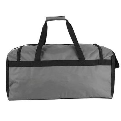 40 Liter, 22 Inch Reflective Duffle Bag with Shoulder Strap for Men, Women, Travel - color: Grey