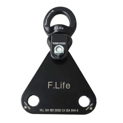 Aerial Trapeze Hardware -Triangle Spreader Plate and Shackle Swivels Rigging Set 360 Rotation for Straps Yoga Sling Hammock Lyra Hoop Two Point Apparatus Hanging From a Single Rig Point spin
