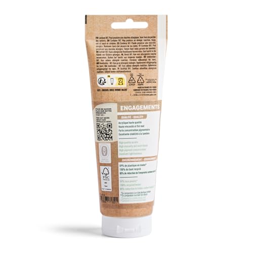 PEBEO Origin Acrylics 120ml Matte Acrylic Paint, Burnt Sienna | Warm red-brown earth for portraits and rich shadows - matte high-viscosity acrylic that keeps every knife mark. - color: Burnt Sienna