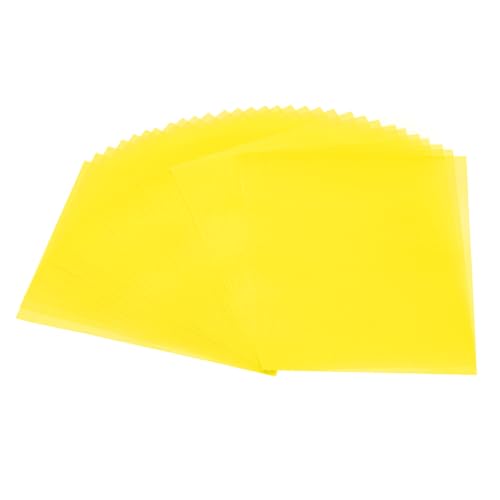 PATIKIL 100 Sheets Vellum Paper 4x6 Yellow | Vellum Paper Printable Translucent Paper 100GSM for Invitations Printing - color: Yellow