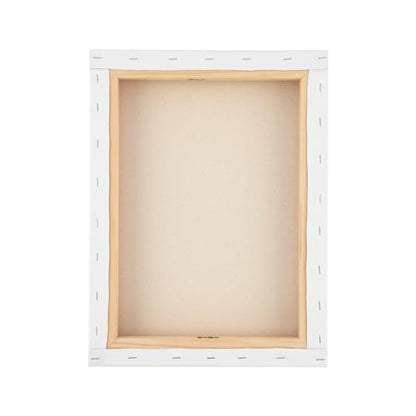 SoHo Urban Artist, 12x16 Heavyweight Stretched Cotton Canvas for Painting - 1.5" Deep- 3 Pack, Triple Primed, 100% Cotton Canvas, Archival, Universal Primed for Oil, Acrylic, Alkyd, Mixed Media