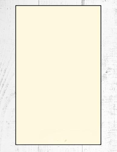 Vellum Bristol Cover 67 Pound, Smooth Finish, 250 Sheets Pack. – Premium Heavyweight Cardstock for Crafting, Printing, and Professional Projects, Acid-Free. (1, Cream, 8.5"x14") - color: Cream, size: 8.5"x14"