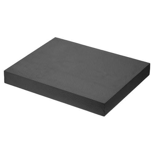 PATIKIL Balance Pad, Non-Slip TPE Foam Pad Cushion Exercise Yoga Mat Knee Pad for Fitness Stability Core Training Stretching - color: Black