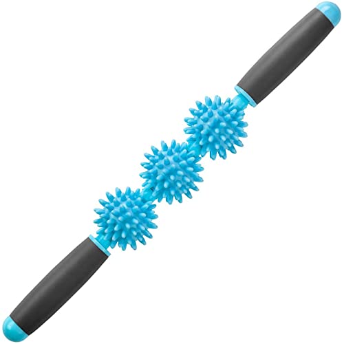 Coolife Fascia Muscle Roller, Cellulite Massager, Fascia Roller Stick - color: Light Blue