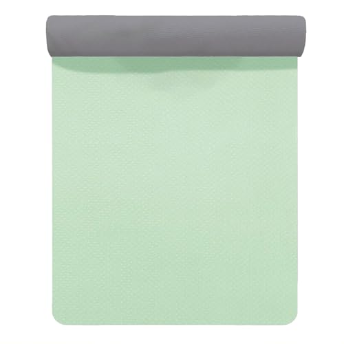 Mini Small Yoga Mat Compact Travel Portable Non Slip Workout Mat, 1/4in Thick Kneeling Pad Knee Cushion for Yoga Pilates Plank, Home Gym Exercise Mat for Knees Wrist Elbow Support