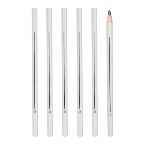 PATIKIL 12B Graphite Pencils for Drawing, 6Pcs Sketching Pencils Wood Art Supplies Set Hexagonal Pen Break-Resistant Lead for Painting Sketching Artist Design - style: 12B